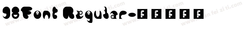 98Font Regular字体转换
